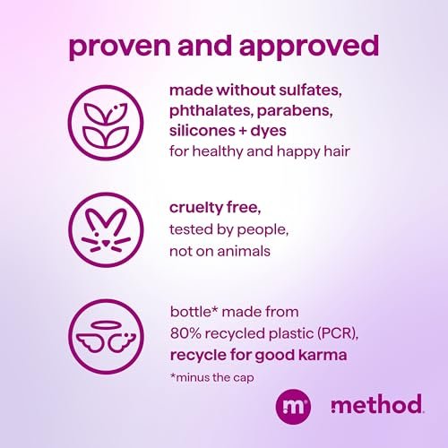 Method Smoothing Conditioner, Serene Escape – Nourishing Sulfate-Free Conditioner for Curly Hair, 13.5 oz - görsel 12