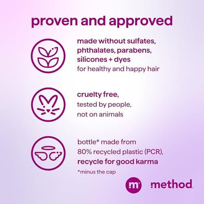 Method Smoothing Conditioner, Serene Escape – Nourishing Sulfate-Free Conditioner for Curly Hair, 13.5 oz