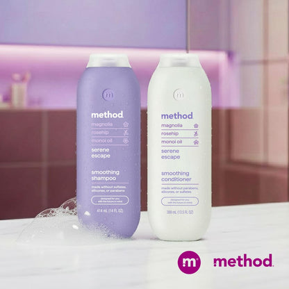 Method Smoothing Conditioner, Serene Escape – Nourishing Sulfate-Free Conditioner for Curly Hair, 13.5 oz