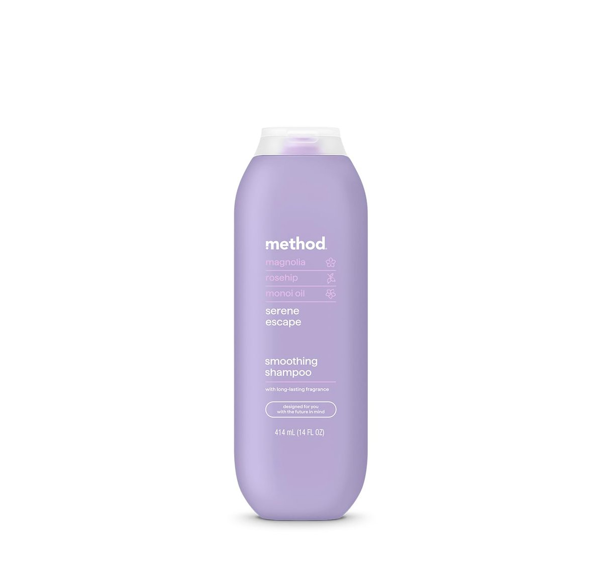 Method Smoothing Shampoo, Serene Escape – Frizz Control for Color-Treated Hair, Sulfate-Free, 14 oz - görsel 1