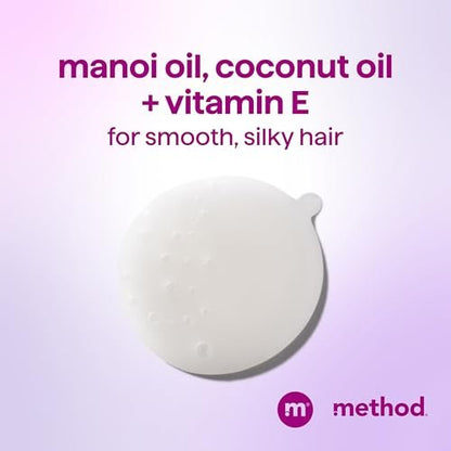 Method Smoothing Shampoo, Serene Escape – Frizz Control for Color-Treated Hair, Sulfate-Free, 14 oz