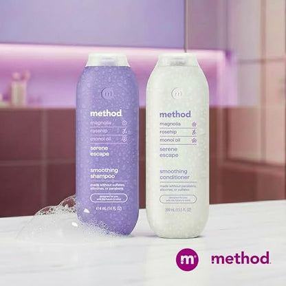 Method Smoothing Conditioner, Serene Escape – Nourishing Sulfate-Free Conditioner for Curly Hair, 13.5 oz