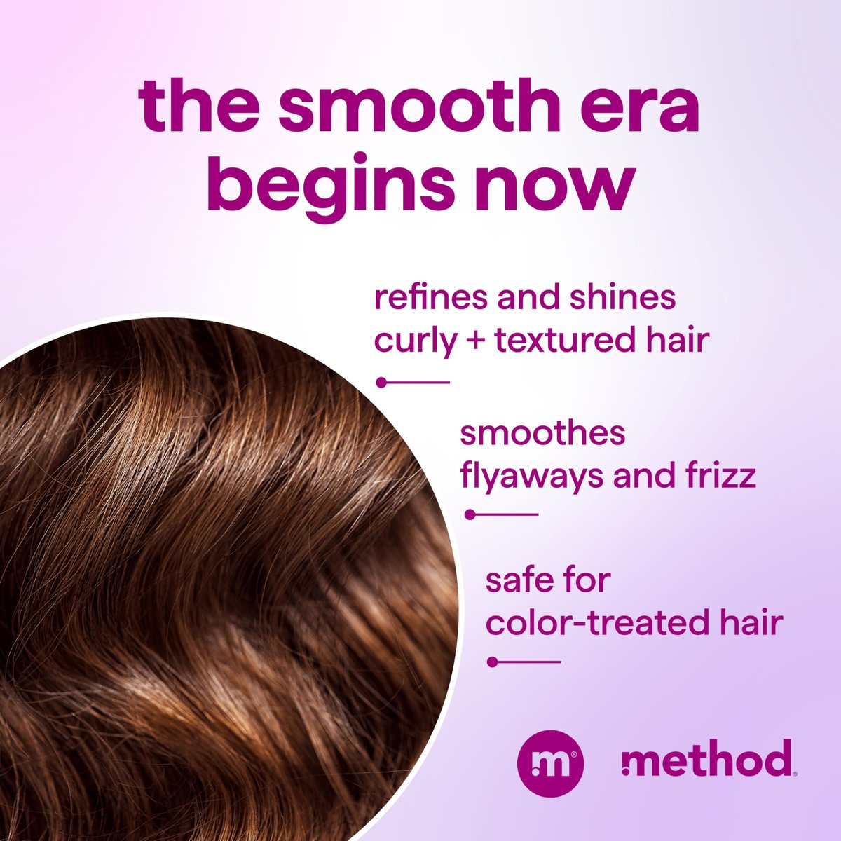 Method Smoothing Shampoo, Serene Escape – Frizz Control for Color-Treated Hair, Sulfate-Free, 14 oz - görsel 13