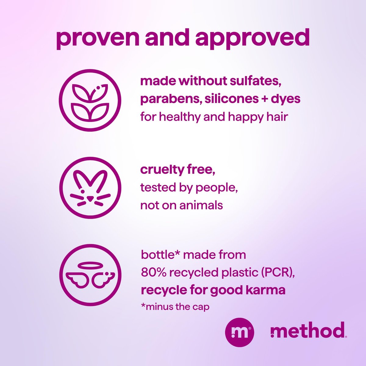 Method Smoothing Shampoo, Serene Escape – Frizz Control for Color-Treated Hair, Sulfate-Free, 14 oz - görsel 11