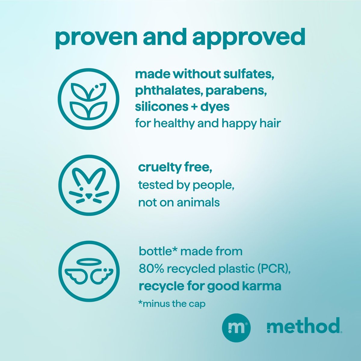 Method Curl Defining Co-Wash, Coco Twist – Moisturizes & Detangles Curly Hair, Sulfate Free & Paraben Free, 13.5 oz - görsel 11