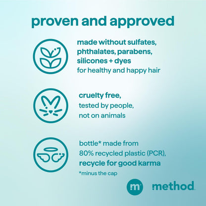 Method Curl Defining Co-Wash, Coco Twist – Moisturizes & Detangles Curly Hair, Sulfate Free & Paraben Free, 13.5 oz