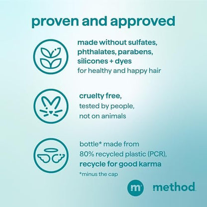 Method Curl Defining Co-Wash, Coco Twist – Moisturizes & Detangles Curly Hair, Sulfate Free & Paraben Free, 13.5 oz