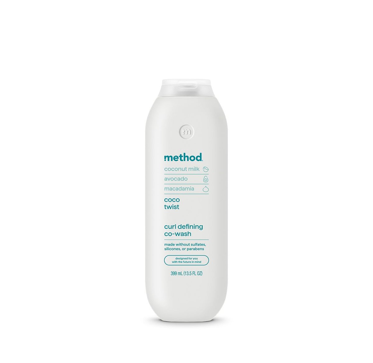 Method Curl Defining Co-Wash, Coco Twist – Moisturizes & Detangles Curly Hair, Sulfate Free & Paraben Free, 13.5 oz - görsel 1