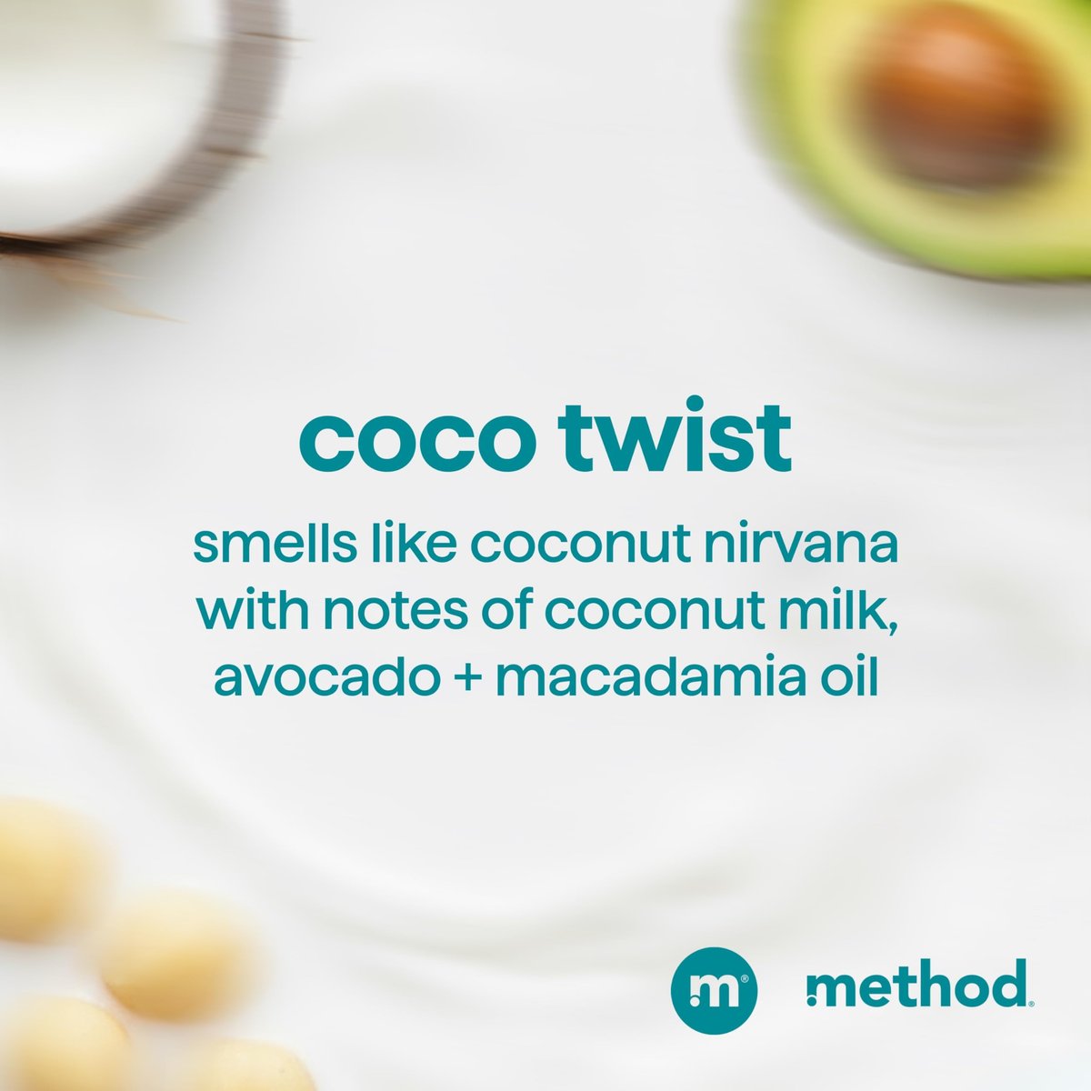Method Curl Defining Co-Wash, Coco Twist – Moisturizes & Detangles Curly Hair, Sulfate Free & Paraben Free, 13.5 oz - görsel 9