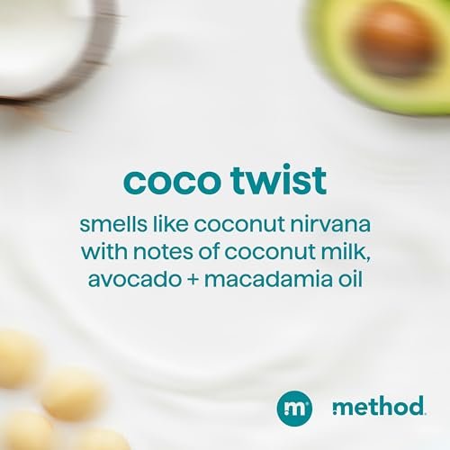 Method Curl Defining Co-Wash, Coco Twist – Moisturizes & Detangles Curly Hair, Sulfate Free & Paraben Free, 13.5 oz - görsel 10