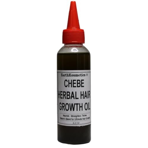 Chebe Herbal Hair Growth Oil - 18 Potent Oils Including Chebe & Karkar for Hair Growth, Strength, Hydration & Scalp Nourishment (4.2 oz) - görsel 2