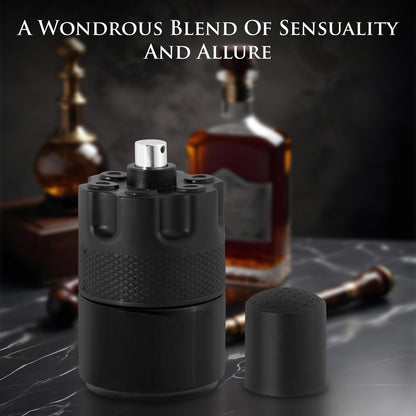 URBAN COLLECTION Azura Noir Intense Eau De Parfum for Men 3.4 fl oz – Cardamom & Earthy Notes – Bourbon Vanilla Base – Long Lasting – Elegant 100ml Bottle – Vegan & Cruelty-Free Avelisse