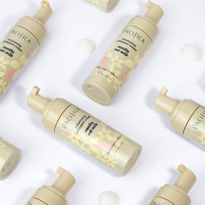 Pacifica Hair Mousse - Vanilla Oat Milk – Light Hold for Soft Volume & Hydration, Touchable Hold, Vegan & Cruelty-Free, 5 fl oz