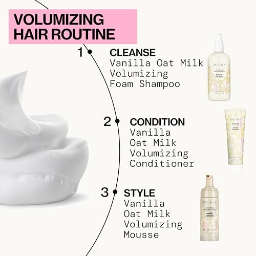 Pacifica Hair Mousse - Vanilla Oat Milk – Light Hold for Soft Volume & Hydration, Touchable Hold, Vegan & Cruelty-Free, 5 fl oz - görsel 12