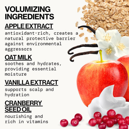 Pacifica Hair Mousse - Vanilla Oat Milk – Light Hold for Soft Volume & Hydration, Touchable Hold, Vegan & Cruelty-Free, 5 fl oz