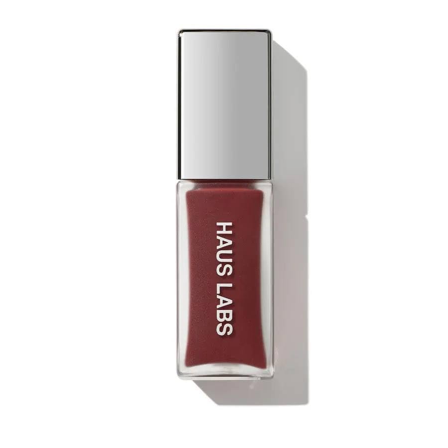 HAUS LABS BY LADY GAGA PHD Hybrid Lip Glaze - Persimmon (Reddish Brown) + Bonus ENTEL Aloe Vera Sheet Masque - görsel 1