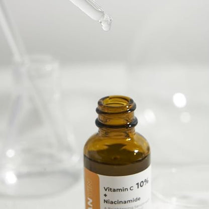 ROLANYIN Vitamin C 10% + Niacinamide Facial Serum - Hydrating, Anti-Aging, Firming, Radiance-Boosting Skin Care, 1 Fl Oz