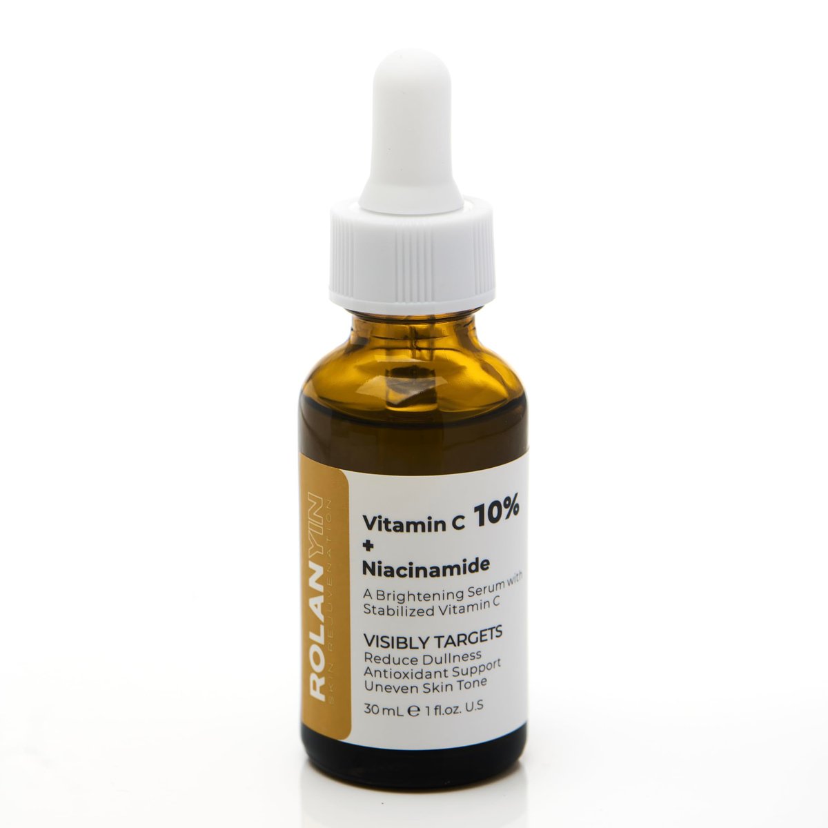ROLANYIN Vitamin C 10% + Niacinamide Facial Serum - Hydrating, Anti-Aging, Firming, Radiance-Boosting Skin Care, 1 Fl Oz - görsel 9