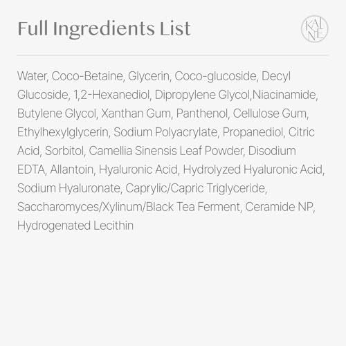 KAINE Kombu Hydrating Daily Cleanser - Deep Pore Gentle Face Wash for Dry & Sensitive Skin, Korean Skin Care 5.46 fl oz (155g) Avelisse