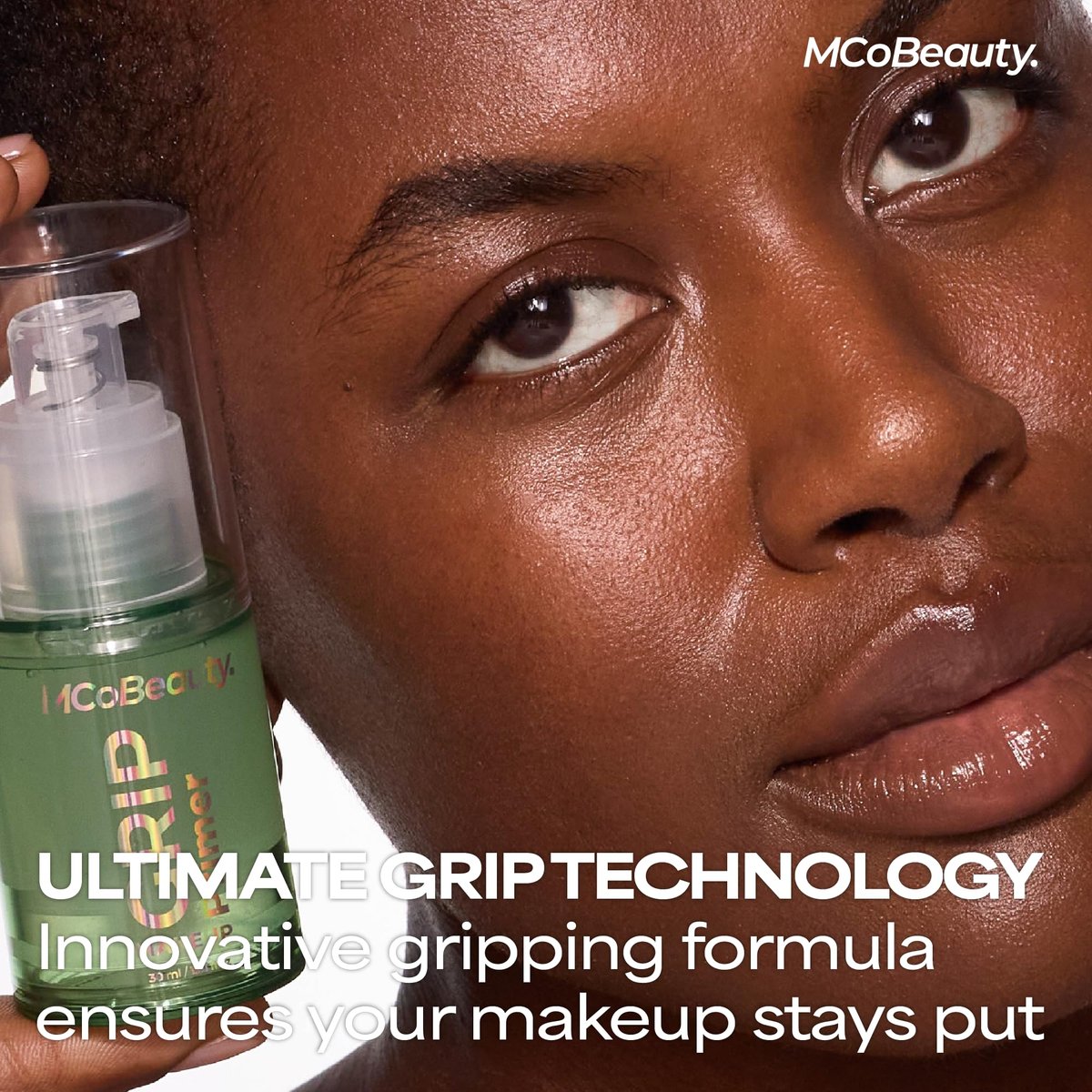 MCoBeauty Grip Primer - Grippy Hold Lightweight Makeup Primer with Aloe Vera, Niacinamide & Vitamin E - Hydrating Gel Base for Long-Lasting Makeup - görsel 3