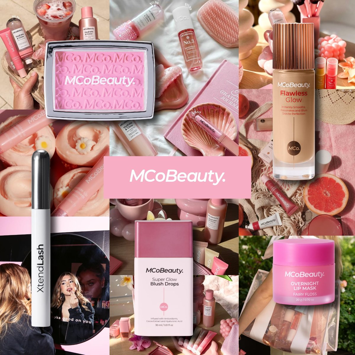 MCoBeauty Grip Primer - Grippy Hold Lightweight Makeup Primer with Aloe Vera, Niacinamide & Vitamin E - Hydrating Gel Base for Long-Lasting Makeup - görsel 17