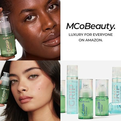 MCoBeauty Grip Primer - Grippy Hold Lightweight Makeup Primer with Aloe Vera, Niacinamide & Vitamin E - Hydrating Gel Base for Long-Lasting Makeup