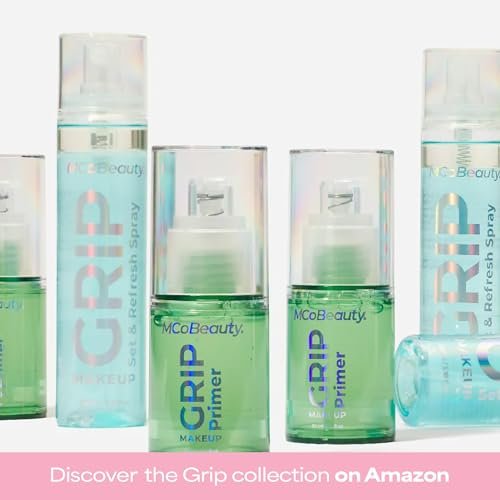 MCoBeauty Grip Primer - Grippy Hold Lightweight Makeup Primer with Aloe Vera, Niacinamide & Vitamin E - Hydrating Gel Base for Long-Lasting Makeup - görsel 14