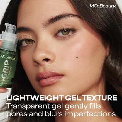 MCoBeauty Grip Primer - Grippy Hold Lightweight Makeup Primer with Aloe Vera, Niacinamide & Vitamin E - Hydrating Gel Base for Long-Lasting Makeup
