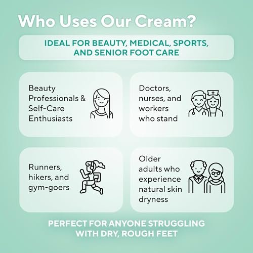 Lavinso Urea Cream 40 Percent for Feet – Maximum Strength Foot Cream for Calluses, Dry Cracked Heels & Rough Skin Repair for Men and Women - görsel 9