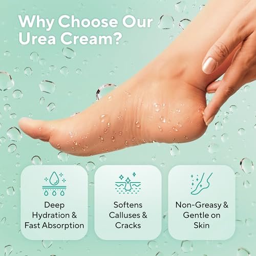 Lavinso Urea Cream 40 Percent for Feet – Maximum Strength Foot Cream for Calluses, Dry Cracked Heels & Rough Skin Repair for Men and Women - görsel 3