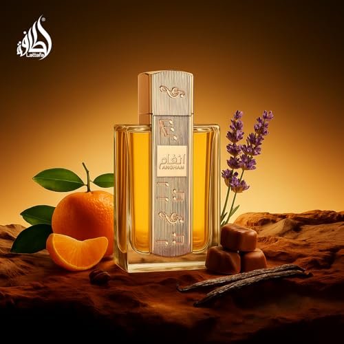 Lattafa Angham Eau de Parfum - Citrus Lavender Musk Amber Vanilla Unisex Fragrance 100ml Avelisse