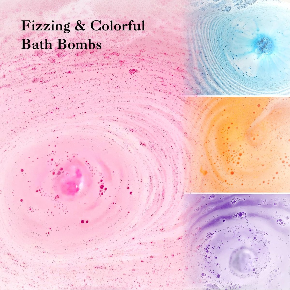 Bath Bombs for Kids with Surprise Inside - 9 Heart Imprint Bath Bombs with Bracelets for Girls, Toddler Bath Bombs for Ages 3-8, Birthday Gifts, Christmas Stocking Stuffers Avelisse