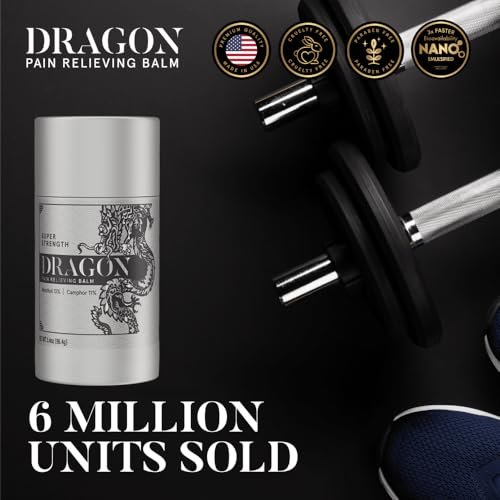 Americanna Wellness Dragon Balm 3.4oz Roll-Up Super Silver Strength Body Butter Avelisse