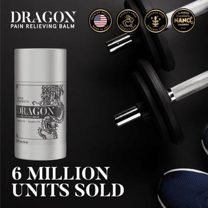 Americanna Wellness Dragon Balm 3.4oz Roll-Up Super Silver Strength Body Butter Avelisse