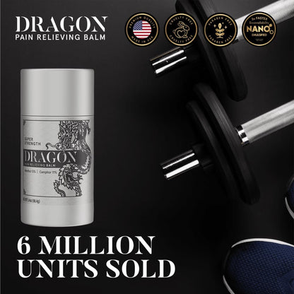 Americanna Wellness Dragon Balm 3.4oz Roll-Up Super Silver Strength Body Butter Avelisse