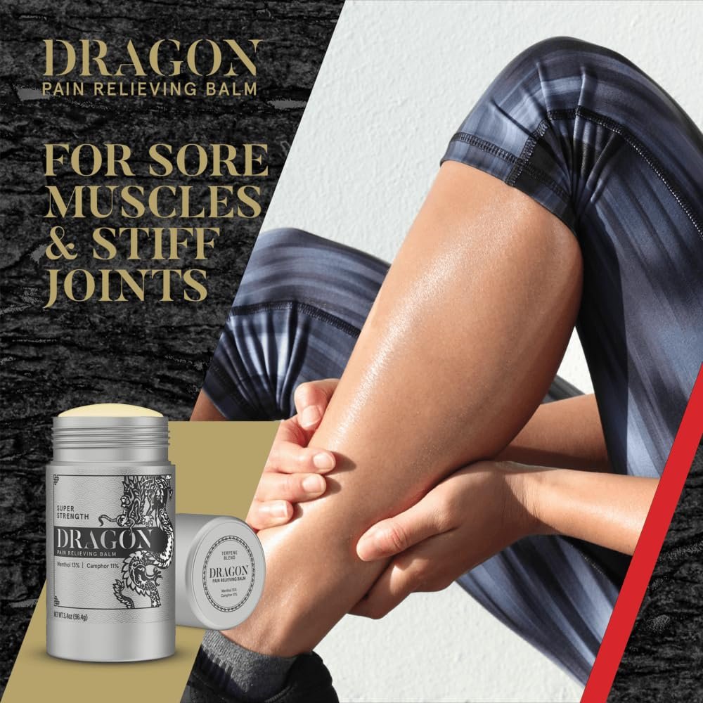 Americanna Wellness Dragon Balm 3.4oz Roll-Up Super Silver Strength Body Butter Avelisse