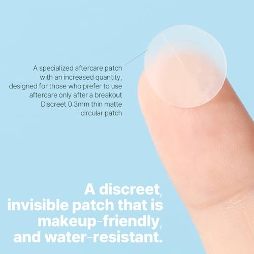 Ariul True AC Clear Spot Patch – Invisible Matte Hydrocolloid Patches, Waterproof, 10mm & 12mm, Korean Skincare (110 Count) Avelisse