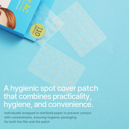 Ariul True AC Clear Spot Patch – Invisible Matte Hydrocolloid Patches, Waterproof, 10mm & 12mm, Korean Skincare (110 Count) Avelisse