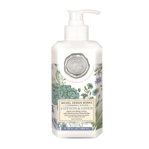 Michel Design Works Hand & Body Lotion, Cotton & Linen (856417) - 12 Fl Oz - görsel 2