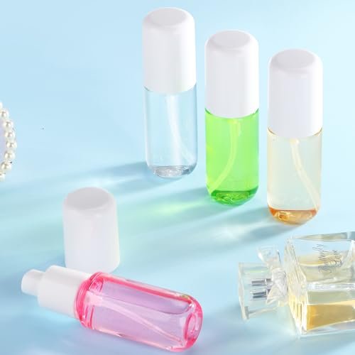 KREMORV Small Spray Bottle Travel Size 4 Pack - 1.35oz/40ml Fine Mist Empty Mini Spray Bottles Refillable Plastic Travel Bottle Set for Traveling and Outgoing - görsel 13