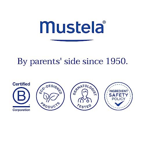 Mustela Detangling & Nourishing Cream Shampoo - Natural Shea Butter & Avocado - Curly & Frizzy Hair - Dermatologist-tested & Safe for Babies and Kids - 6.76 US Fl. Oz. Avelisse