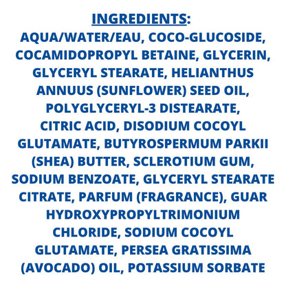 Mustela Detangling & Nourishing Cream Shampoo - Natural Shea Butter & Avocado - Curly & Frizzy Hair - Dermatologist-tested & Safe for Babies and Kids - 6.76 US Fl. Oz. Avelisse