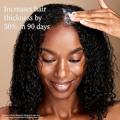 Rizos Curls Thickening Foam 2-in-1 Treatment + Styler - Improve Hair Thickness, Reduce Breakage, Boost Volume & Enhance Hair Health - 4.2 oz Avelisse