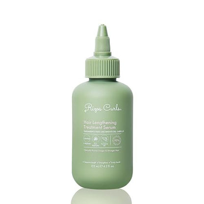 Rizos Curls Hair Lengthening Treatment Serum – Fortifies Roots for Healthy Scalp Microbiome, Promotes Longer Stronger Hair, 4.2 oz Avelisse