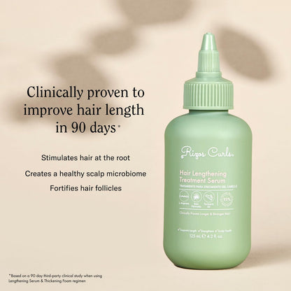 Rizos Curls Hair Lengthening Treatment Serum – Fortifies Roots for Healthy Scalp Microbiome, Promotes Longer Stronger Hair, 4.2 oz Avelisse