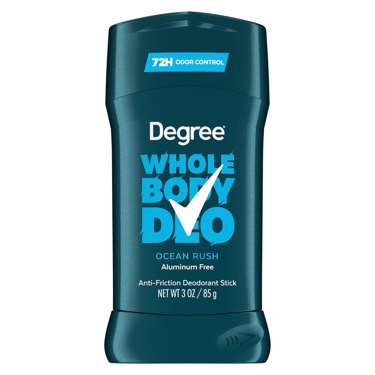 Degree Men Whole Body Deodorant Stick, Ocean Rush Scent, Aluminum Free 72H Odor Protection, 3 oz - görsel 1