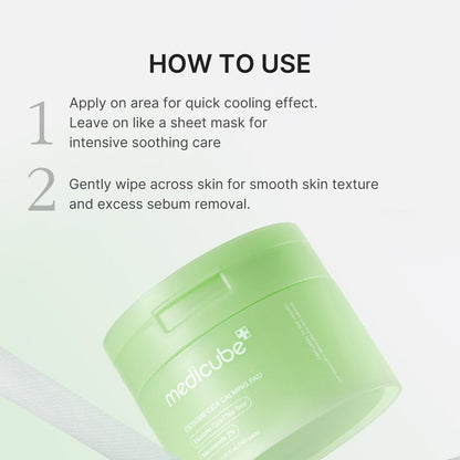 medicube Exosome CICA Tea Tree Calming Toner Pads - 100 Pads for Sensitive Skin, Redness & Breakouts | Low-Irritating Hydrating Korean Skincare Avelisse