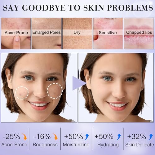 FITOEG Gentle Hydrating Skin Care Set for Teens – Clean Ingredients Daily Facial Skincare Kit, Travel Size Toiletries Essentials for Teenage Girls & Women - görsel 4