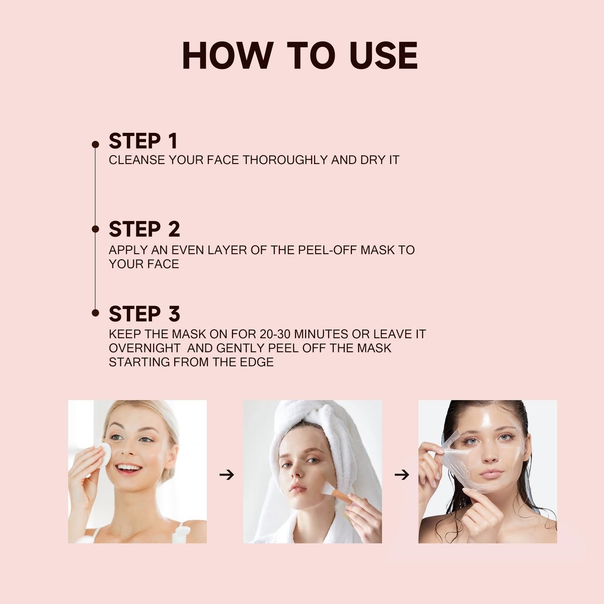 Disunie Collagen Overnight Wrapping Mask with Brush – 3.04 oz Night Peel-off Facial Mask with Ceramide NP & Niacinamide for Glowing, Moisturized, and Firm Skin Avelisse