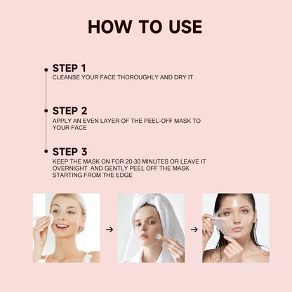 Disunie Collagen Overnight Wrapping Mask with Brush – 3.04 oz Night Peel-off Facial Mask with Ceramide NP & Niacinamide for Glowing, Moisturized, and Firm Skin Avelisse